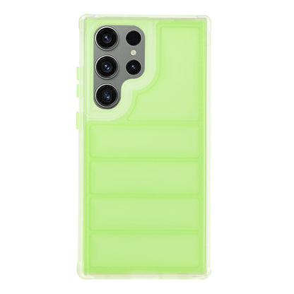 Deksel til Samsung Galaxy S23 FE S711, Techsuit, Wave Shield, Grønn
