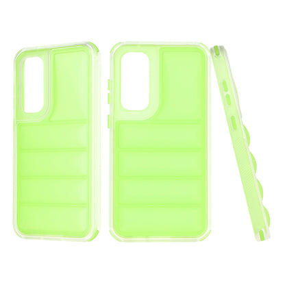 Deksel til Samsung Galaxy S23 FE S711, Techsuit, Wave Shield, Grønn