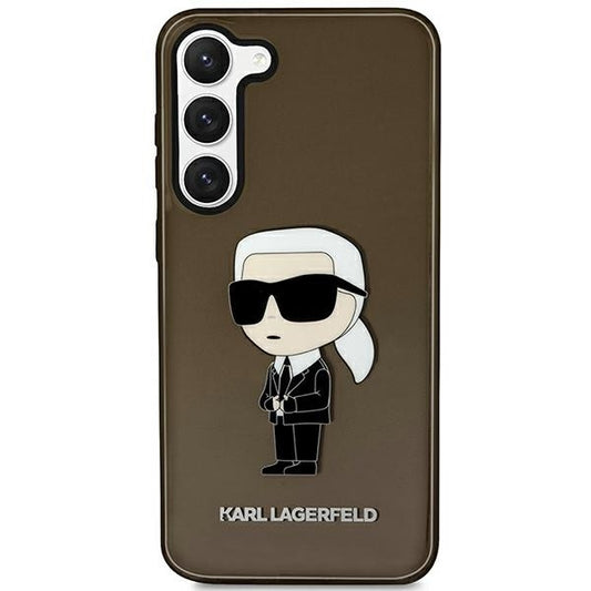 Deksel for Samsung Galaxy S23+ S916, Karl Lagerfeld, Ikonik Karl, Svart