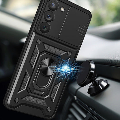 Deksel til Samsung Galaxy S23+ S916, Techsuit, CamShield, Svart