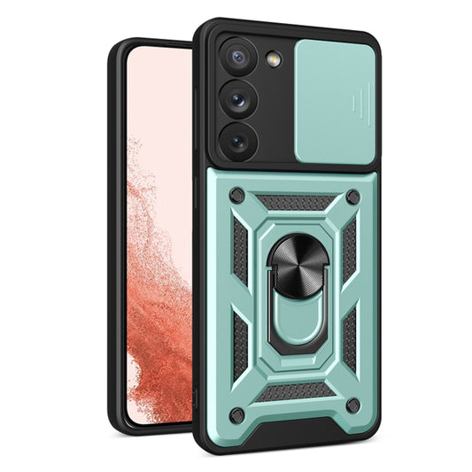 Deksel til Samsung Galaxy S23+ S916, Techsuit, CamShield, Grønn