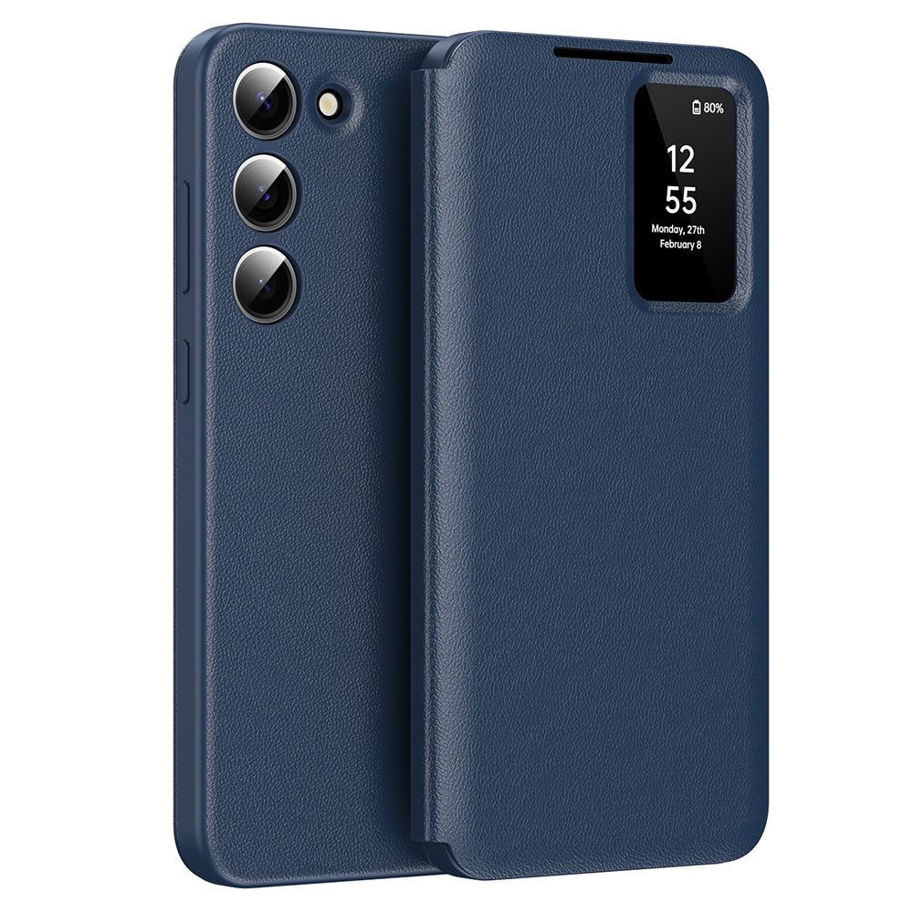 Deksel til Samsung Galaxy S23+ S916, Techsuit, SmartView, Blå