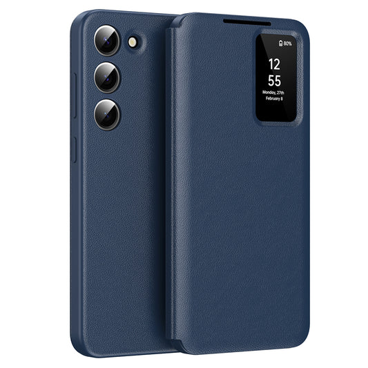 Deksel til Samsung Galaxy S23+ S916, Techsuit, SmartView, Blå