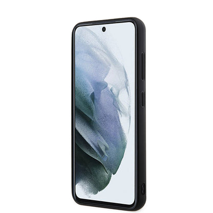 Deksel for Samsung Galaxy S23 S911, Karl Lagerfeld, 3D Rubber Glitter Logo, Svart