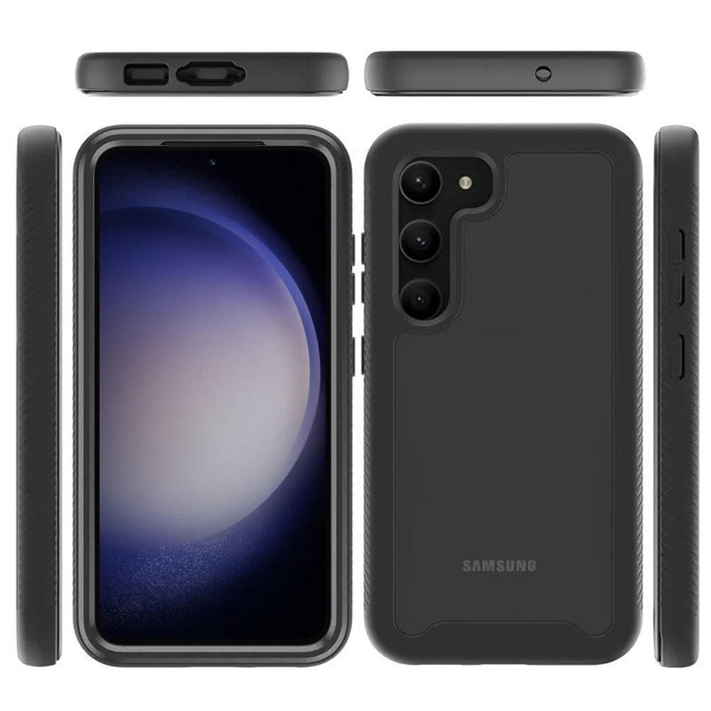 Deksel for Samsung Galaxy S23 S911, Techsuit, Defense360 Pro, Svart