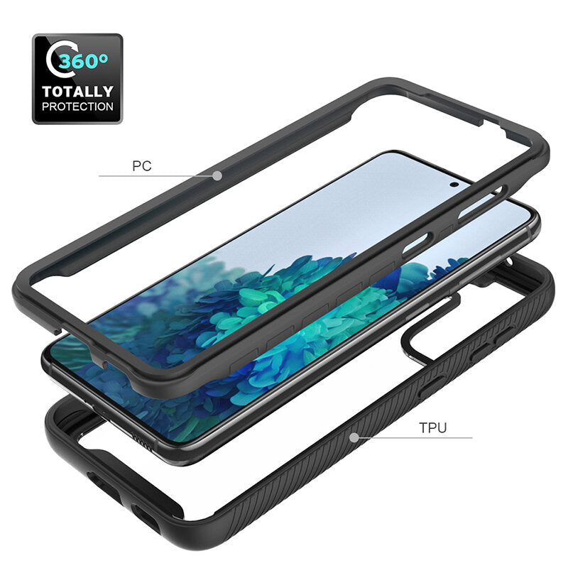 Deksel for Samsung Galaxy S23 S911, Techsuit, Defense360 Pro, Svart