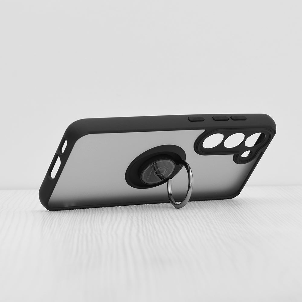 Deksel for Samsung Galaxy S23 S911, Techsuit, Glinth, Svart