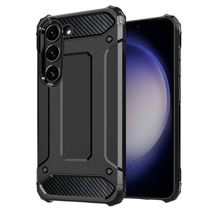 Deksel for Samsung Galaxy S23 S911, Techsuit, Hybrid Armor, Svart