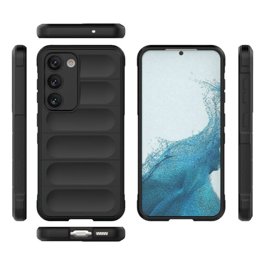 Deksel for Samsung Galaxy S23 S911, Techsuit, Magic Shield, Svart