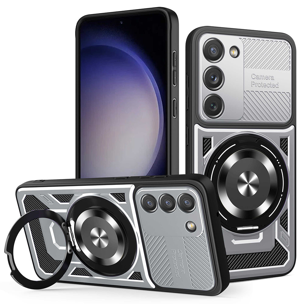 Deksel for Samsung Galaxy S23 S911, Techsuit, RuggedCam, Grå