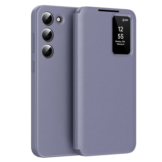 Deksel for Samsung Galaxy S23 S911, Techsuit, SmartView, Lilla