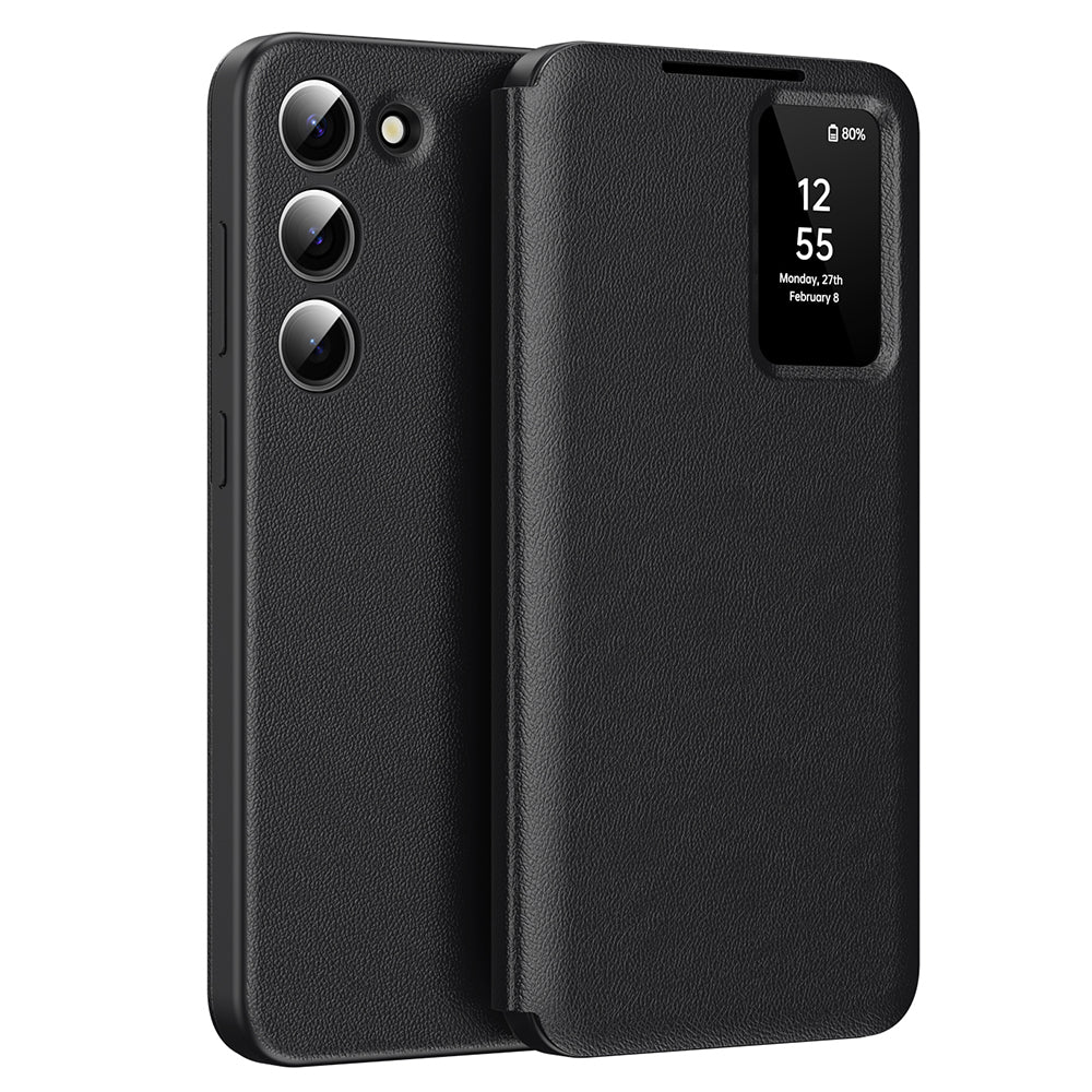 Deksel til Samsung Galaxy S23 S911, Techsuit, SmartView, Svart