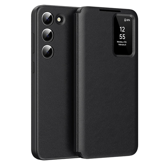 Deksel til Samsung Galaxy S23 S911, Techsuit, SmartView, Svart
