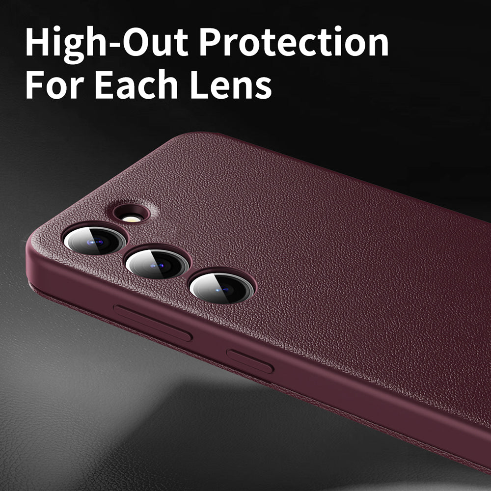 Deksel til Samsung Galaxy S23 S911, Techsuit, SmartView, Rød