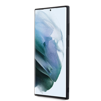 Deksel for Samsung Galaxy S23 Ultra S918, Karl Lagerfeld, 3D Rubber Glitter Logo, Svart