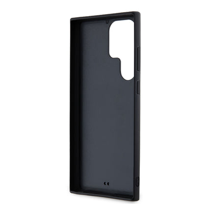 Deksel for Samsung Galaxy S23 Ultra S918, Karl Lagerfeld, 3D Rubber Glitter Logo, Svart