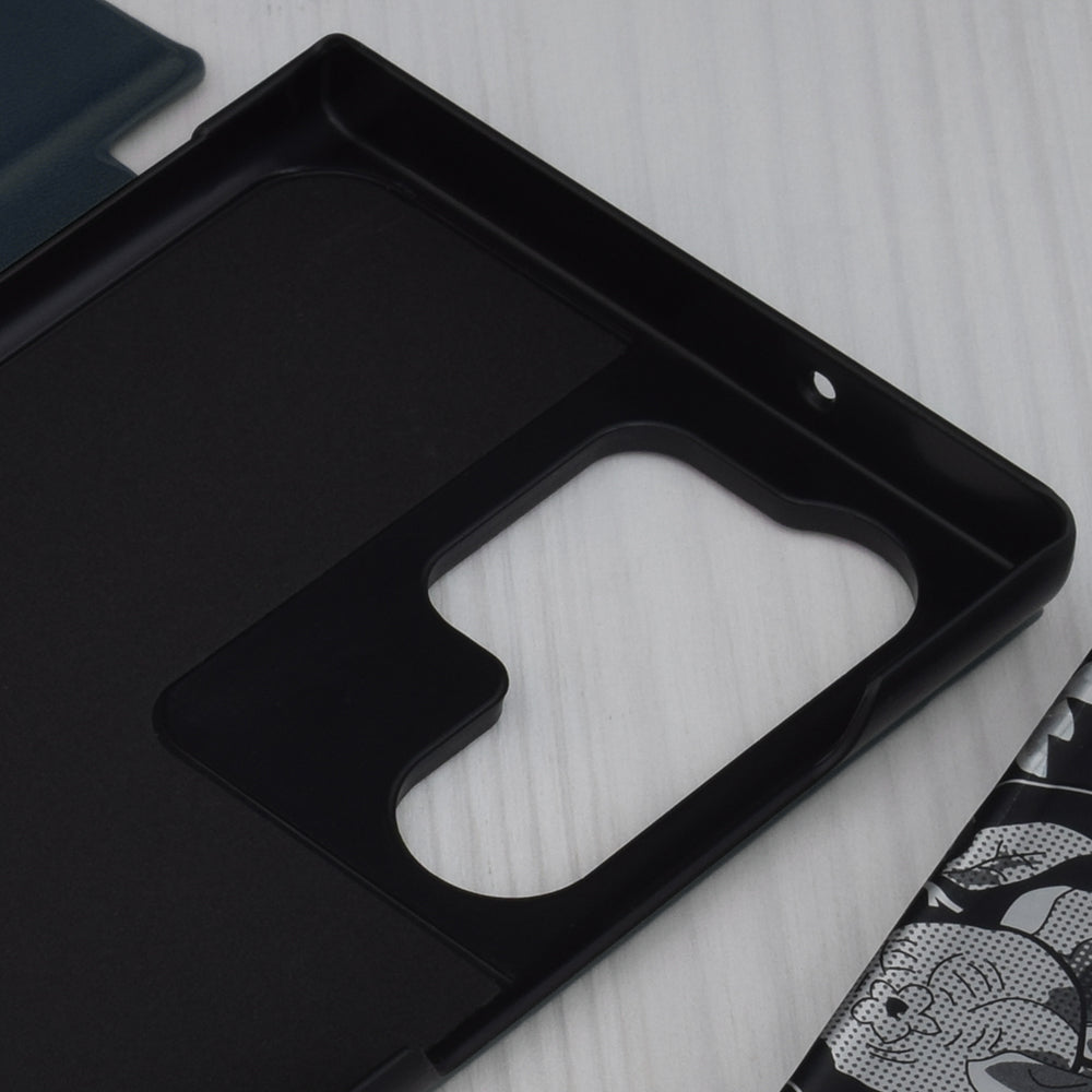 Deksel for Samsung Galaxy S23 Ultra S918, Techsuit, eFold, Mørk Blå