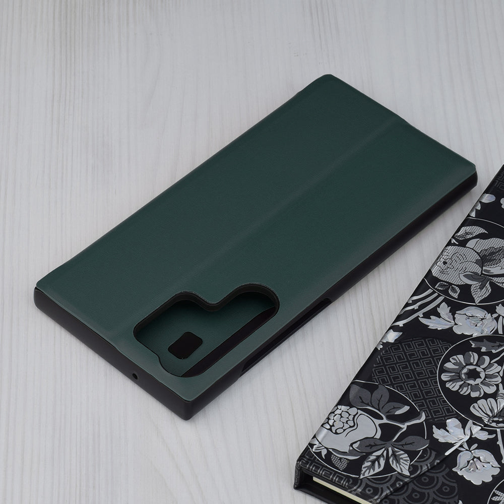 Deksel til Samsung Galaxy S23 Ultra S918, Techsuit, eFold, Grønn