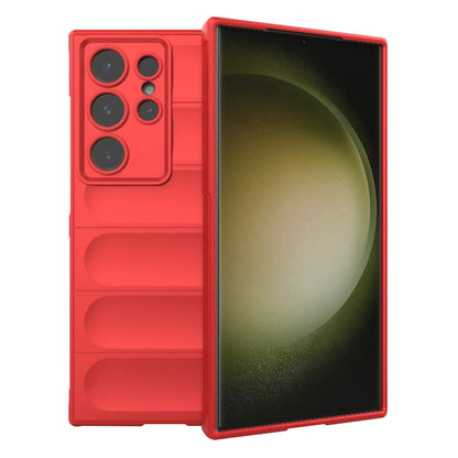 Deksel til Samsung Galaxy S23 Ultra S918, Techsuit, Magic Shield, Rød