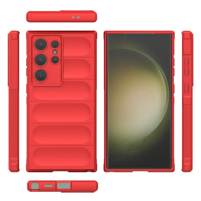 Deksel til Samsung Galaxy S23 Ultra S918, Techsuit, Magic Shield, Rød