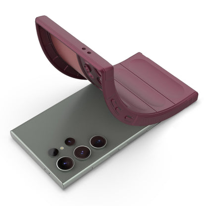 Deksel til Samsung Galaxy S23 Ultra S918, Techsuit, Magic Shield, Rød