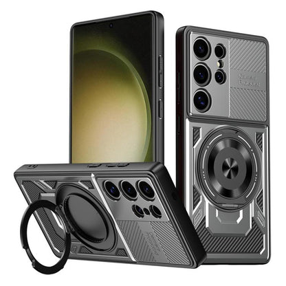 Deksel til Samsung Galaxy S23 Ultra S918, Techsuit, RuggedCam, Grå