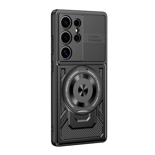 Deksel for Samsung Galaxy S23 Ultra S918, Techsuit, RuggedCam, Svart