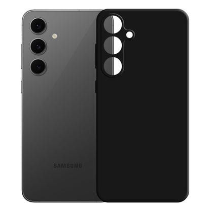 Deksel for Samsung Galaxy S24 FE S721, 3MK, silikon, svart