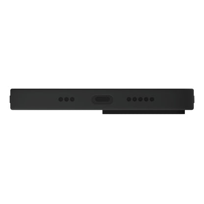 Deksel for Samsung Galaxy S24 FE S721, 3MK, silikon, svart