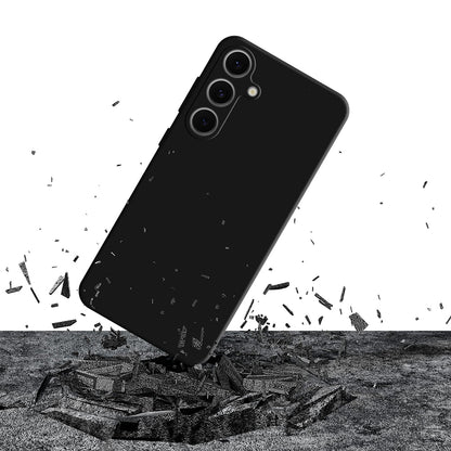 Deksel for Samsung Galaxy S24 FE S721, 3MK, silikon, svart
