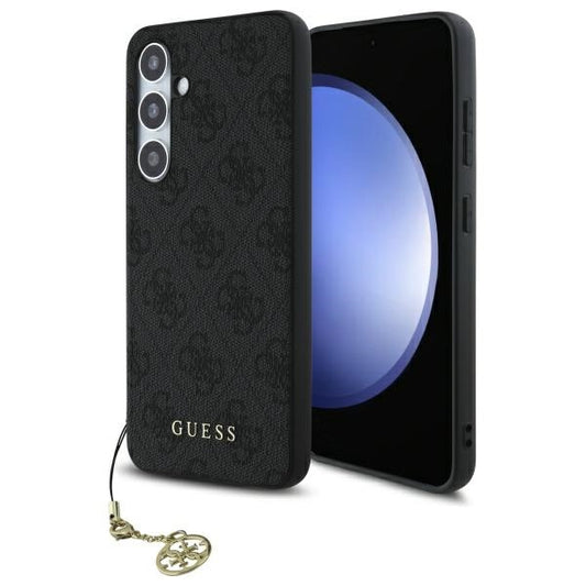 Deksel for Samsung Galaxy S24 FE S721, Guess, 4G Charm, Grå