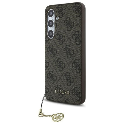Deksel for Samsung Galaxy S24 FE S721, Guess, 4G Charm, Brun