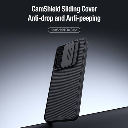 Deksel for Samsung Galaxy S24 FE S721, Nillkin, CamShield Pro, Blå