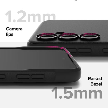 Deksel for Samsung Galaxy S24 FE S721, Ringke, Onyx, Svart