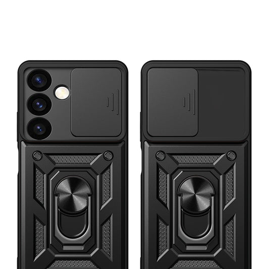 Deksel for Samsung Galaxy S24 FE S721, Techsuit, CamShield, Blå