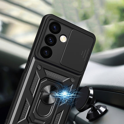Deksel for Samsung Galaxy S24 FE S721, Techsuit, CamShield, Blå