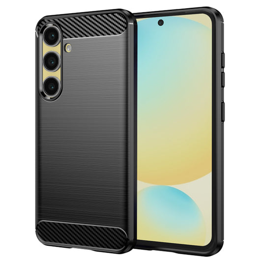 Deksel til Samsung Galaxy S24 FE S721, Techsuit, Karbon, Svart