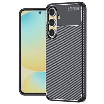 Deksel til Samsung Galaxy S24 FE S721, Techsuit, CarbonFiber, Svart