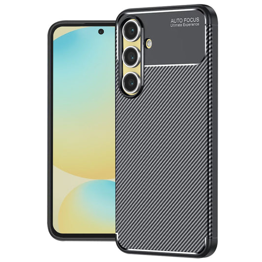 Deksel til Samsung Galaxy S24 FE S721, Techsuit, CarbonFiber, Svart