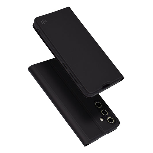 Deksel til Samsung Galaxy S24 FE S721, Techsuit, Magskin Book, Svart