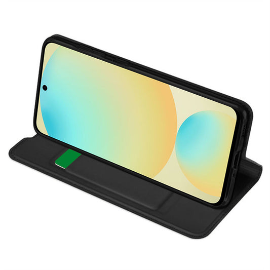 Deksel til Samsung Galaxy S24 FE S721, Techsuit, Magskin Book, Svart