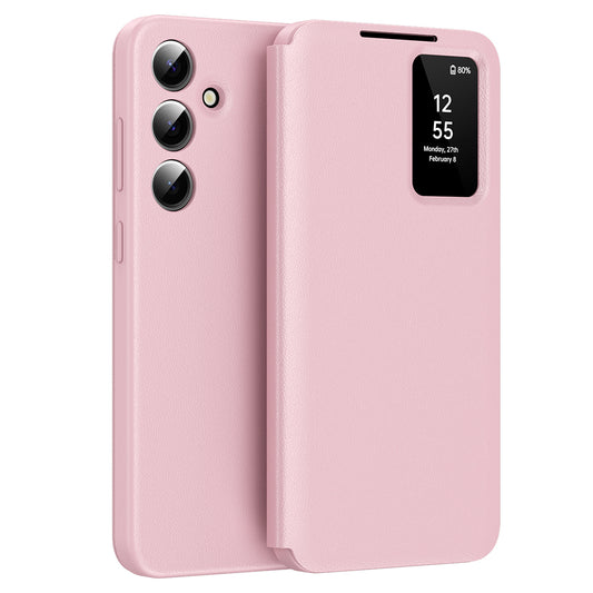 Deksel for Samsung Galaxy S24 FE S721, Techsuit, SmartView, Rosa
