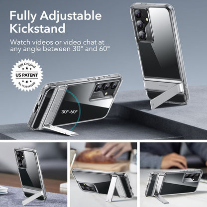 Deksel for Samsung Galaxy S24+ S926, ESR, Air Shield Boost Kickstand, Gjennomsiktig