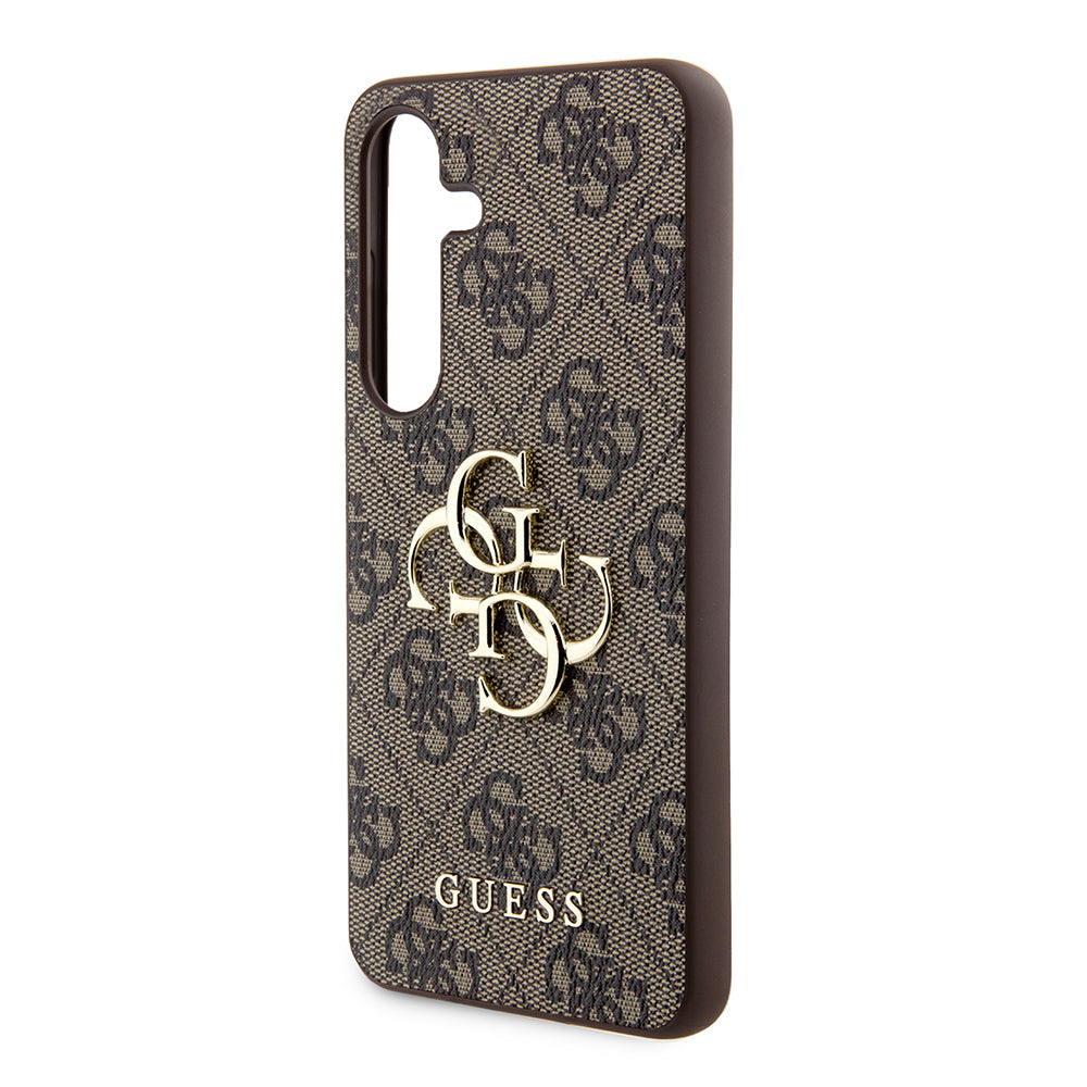 Deksel for Samsung Galaxy S24+ S926, Guess, 4G Big Logo, Brun