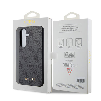 Deksel for Samsung Galaxy S24+ S926, Guess, 4G Metal Gold Logo, Svart