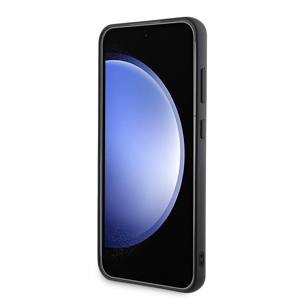 Deksel for Samsung Galaxy S24+ S926, Karl Lagerfeld, 3D Rubber Ikonik Karl, Svart