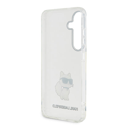 Deksel for Samsung Galaxy S24+ S926, Karl Lagerfeld, IML Luxury Choupette, Gjennomsiktig