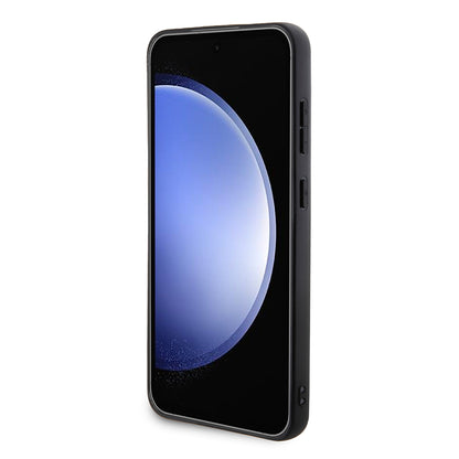 Deksel for Samsung Galaxy S24+ S926, Karl Lagerfeld, Saffiano Karl & Choupette Metal, Svart