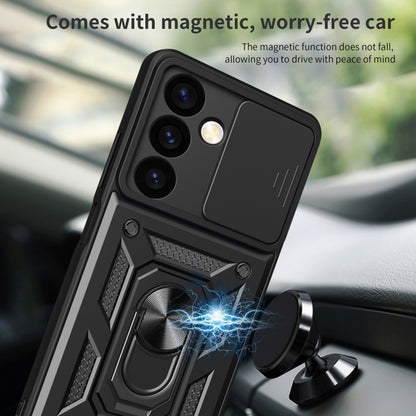 Deksel for Samsung Galaxy S24+ S926, Techsuit, CamShield, Svart