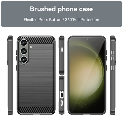 Deksel til Samsung Galaxy S24+ S926, Techsuit, Karbon, Svart